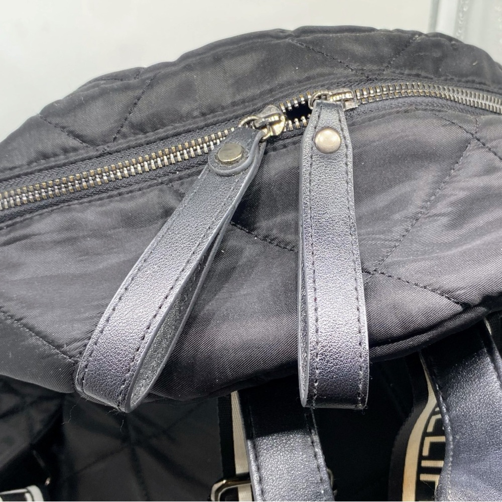 Limelife By Alcone Quilted Black Backpack Designer View 4